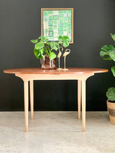 Load image into Gallery viewer, Mid-Century Oval, Extendable Dining Table
