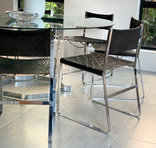 Load image into Gallery viewer, Mid-Century Lucite & Chrome Dining Set