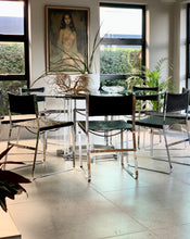 Load image into Gallery viewer, Mid-Century Lucite & Chrome Dining Set