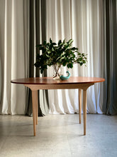 Load image into Gallery viewer, Mid-Century Oval, Extendable Dining Table