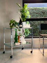 Load image into Gallery viewer, Chrome Drinks Trolley