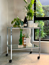 Load image into Gallery viewer, Chrome Drinks Trolley