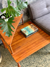 Load image into Gallery viewer, Mid-century two tiered corner table