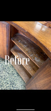 Load image into Gallery viewer, Kiaat bar counter including three bar chairs