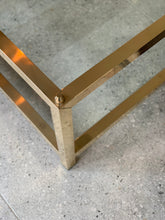 Load image into Gallery viewer, Brass And Glass Coffee Table