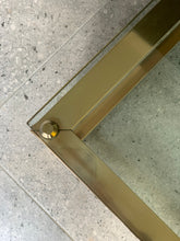 Load image into Gallery viewer, Brass And Glass Coffee Table
