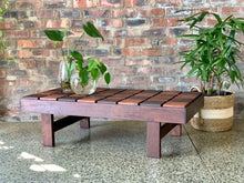 Load image into Gallery viewer, Imbuia Cubist Style Coffee Table