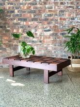 Load image into Gallery viewer, Imbuia Cubist Style Coffee Table
