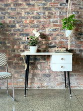 Load image into Gallery viewer, Retro Desk with World Map Detail