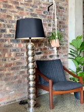 Load image into Gallery viewer, Chrome Modernist Floor Lamp