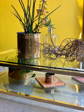 Load image into Gallery viewer, Brass And Glass Coffee Table