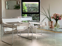 Load image into Gallery viewer, Octagon Lucite, Brass & Glass Coffee Table