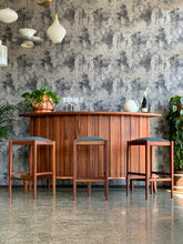 Load image into Gallery viewer, Mid-Century Curved Bar & Stools