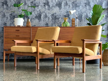 Load image into Gallery viewer, Mid-Century Kiaat Armchairs