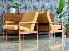 Load image into Gallery viewer, Mid-Century Kiaat Armchairs