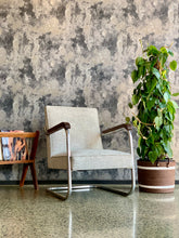 Load image into Gallery viewer, Chrome Cantilever Armchair