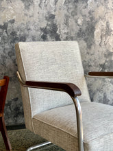 Load image into Gallery viewer, Chrome Cantilever Armchair