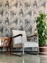 Load image into Gallery viewer, Chrome Cantilever Armchair