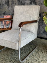 Load image into Gallery viewer, Chrome Cantilever Armchair