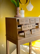 Load image into Gallery viewer, Vintage Library Drawers