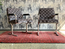 Load image into Gallery viewer, Pair Of Modernist Chrome Armchairs