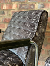 Load image into Gallery viewer, Pair Of Modernist Chrome Armchairs
