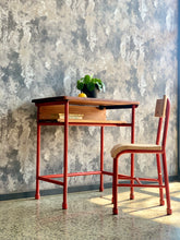 Load image into Gallery viewer, Vintage Children's Desk & Chair