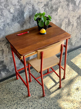 Load image into Gallery viewer, Vintage Children's Desk & Chair