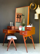 Load image into Gallery viewer, Mid-Century Dressing table & Stool