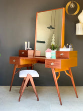 Load image into Gallery viewer, Mid-Century Dressing table & Stool
