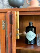 Load image into Gallery viewer, Vintage Cabinet With Lead Glass doors