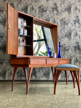 Load image into Gallery viewer, Mid-Century Dresser With Stool