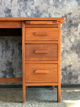 Load image into Gallery viewer, Vintage Solid Wood desk