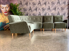 Load image into Gallery viewer, Mid-Century Curved Couch