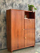 Load image into Gallery viewer, Compact Mid-Century wardrobe made in Sweden