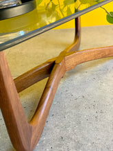 Load image into Gallery viewer, Mid-Century Coffee Table & Glass Top