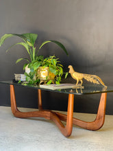 Load image into Gallery viewer, Mid-Century Coffee Table & Glass Top