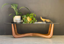 Load image into Gallery viewer, Mid-Century Coffee Table & Glass Top