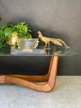 Load image into Gallery viewer, Mid-Century Coffee Table & Glass Top