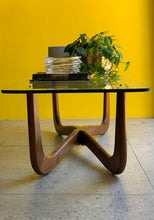Load image into Gallery viewer, Mid-Century Coffee Table & Glass Top