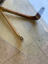 Load image into Gallery viewer, Mid-Century Coffee Table & Glass Top