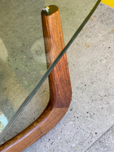 Load image into Gallery viewer, Mid-Century Coffee Table & Glass Top