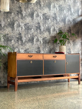 Load image into Gallery viewer, Mid-Century Sideboard in Black & Wood