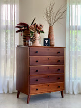 Load image into Gallery viewer, Five Drawer MCM Chest of Drawers