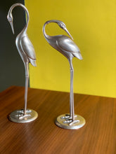 Load image into Gallery viewer, Pair Brass Swans