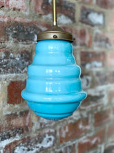 Load image into Gallery viewer, Retro Turquoise Ceiling Pendant