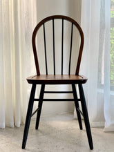 Load image into Gallery viewer, Vintage Set of Dining Chairs in Black & Wood