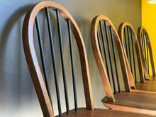 Load image into Gallery viewer, Vintage Set of Dining Chairs in Black & Wood