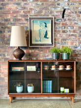 Load image into Gallery viewer, Mid-Century mahogany bookcase