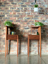 Load image into Gallery viewer, Pair Of Mid-Century Bed Pedestals